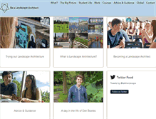 Tablet Screenshot of bealandscapearchitect.com
